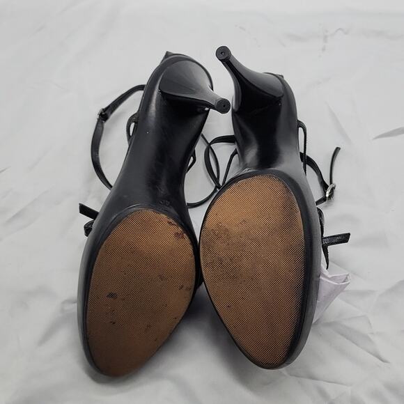 DOLCE & GABBANA BLACK STILETTO BEAUTIFUL PLATFORM PUMPS WOMENS SIZE 40 GUC - Picture 11 of 16